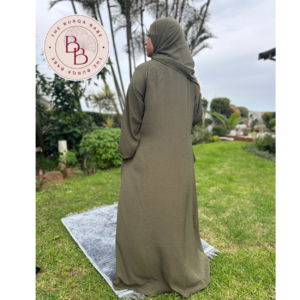 All-In-One Abaya With Attached Scarf